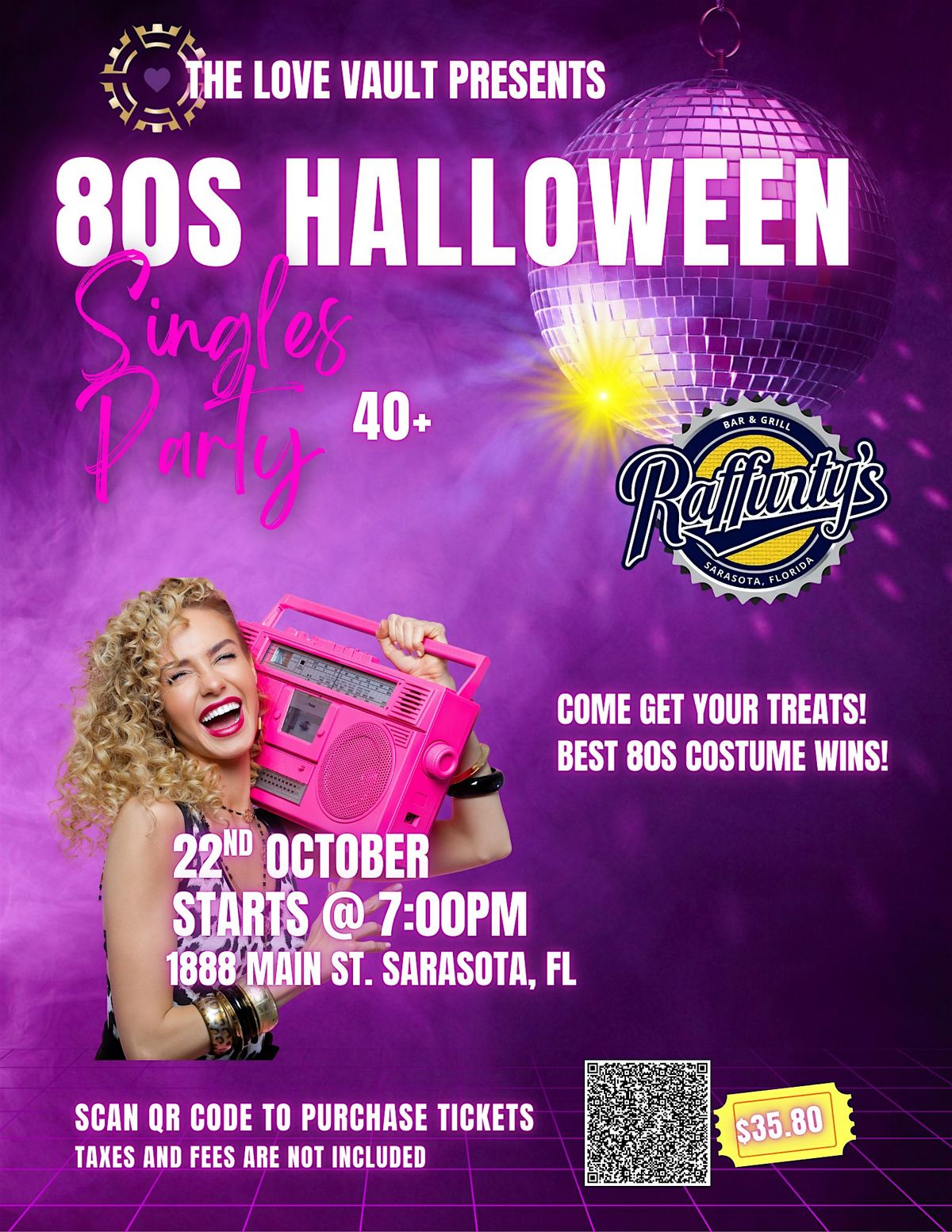 Singles 80s Halloween party (40+)