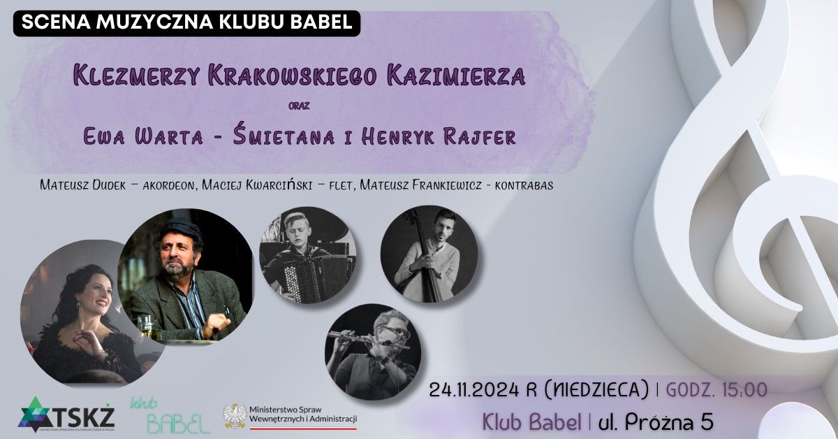 Scena Muzyczna Klubu Babel | Klezmerzy krakowskiego Kazimierza