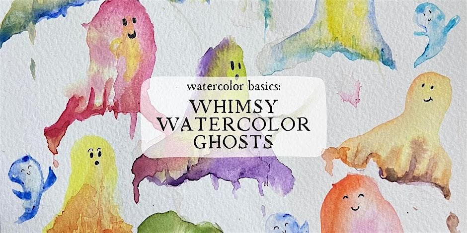 Whimsy Watercolor Ghosts