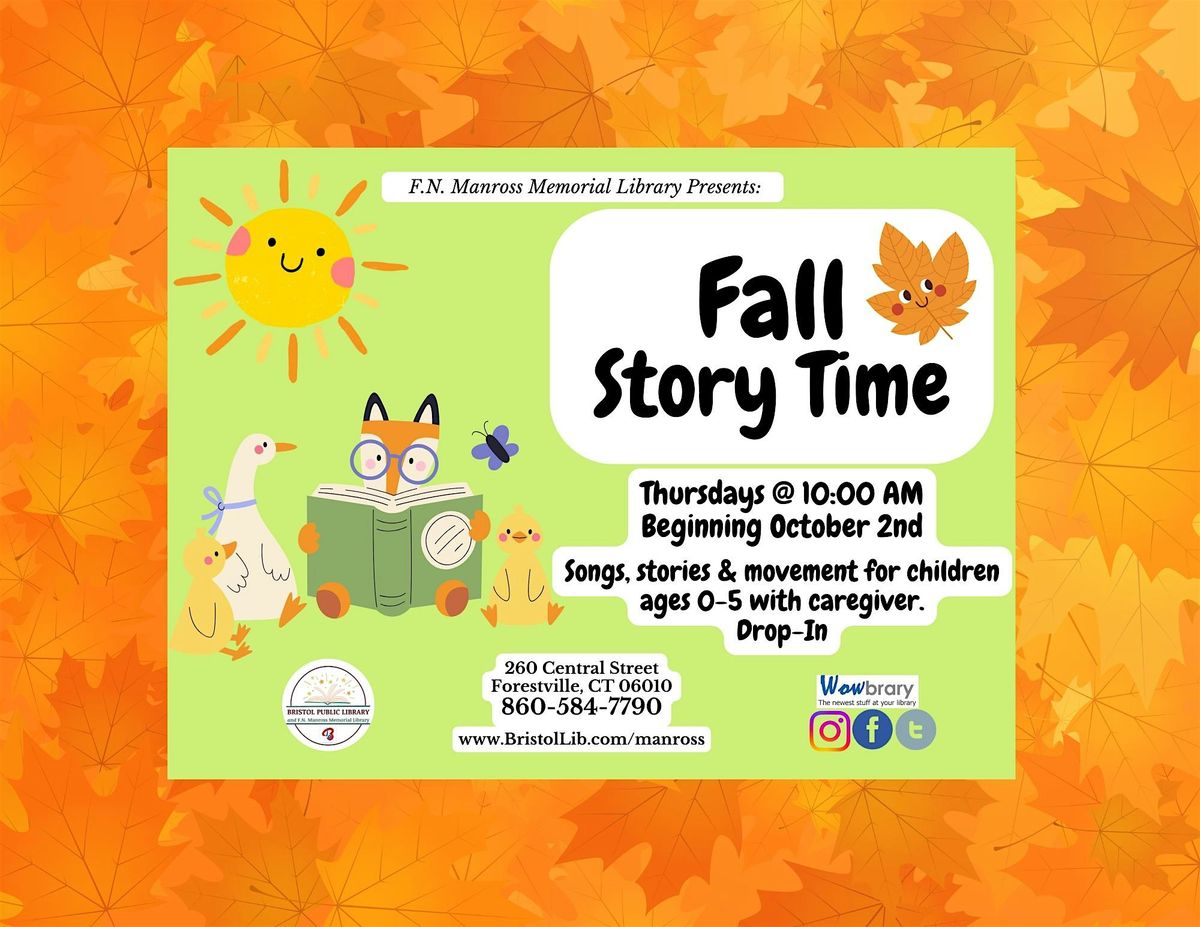 Fall Story Time Drop-In