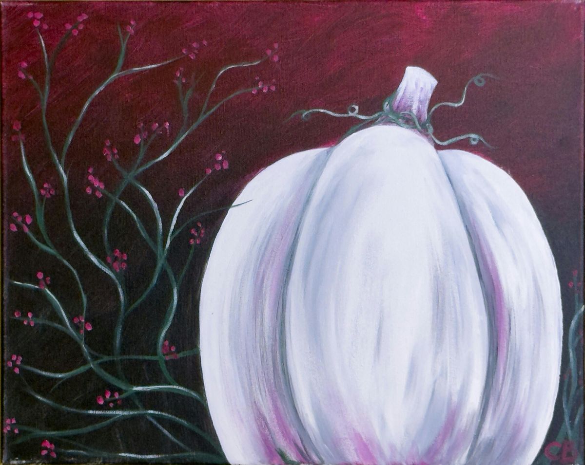 Toledo Paint & Sip Party \u2013 Great White Pumpkin