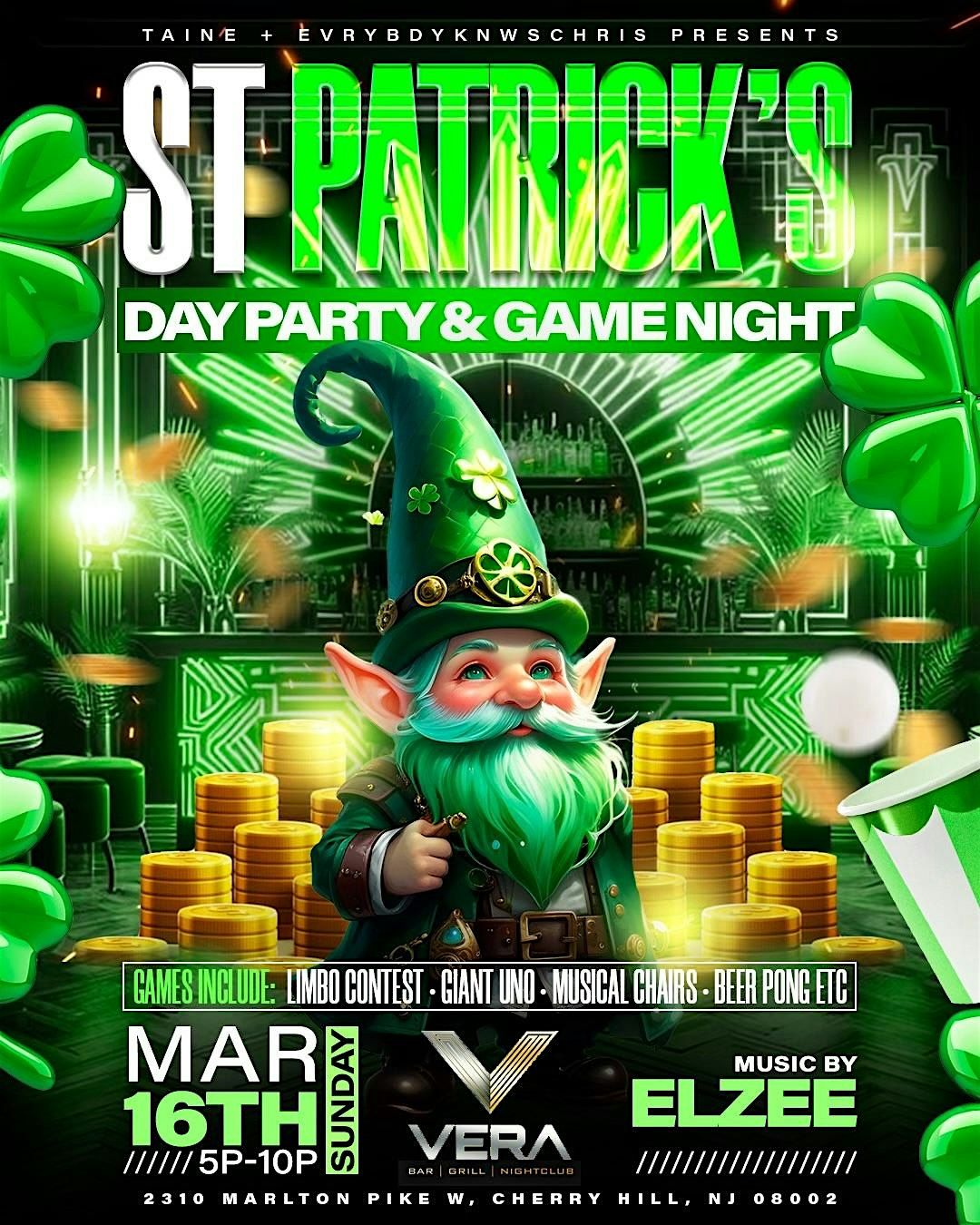 2nd Annual St. Patrick\u2019s Day Party & Game Night!