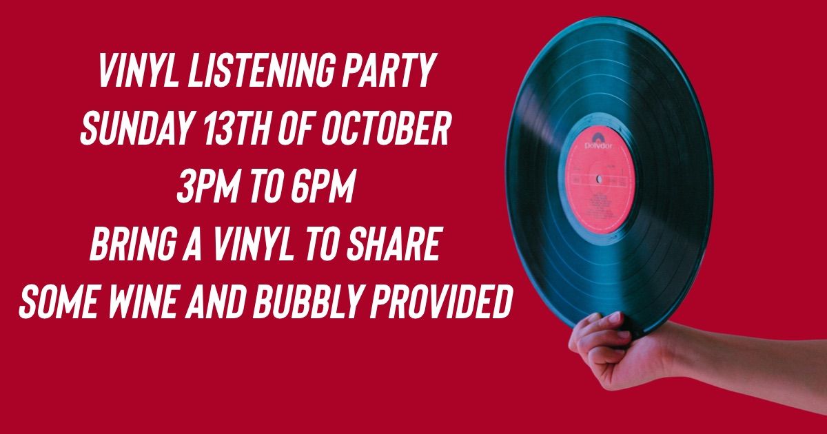 Vinyl Listening Party