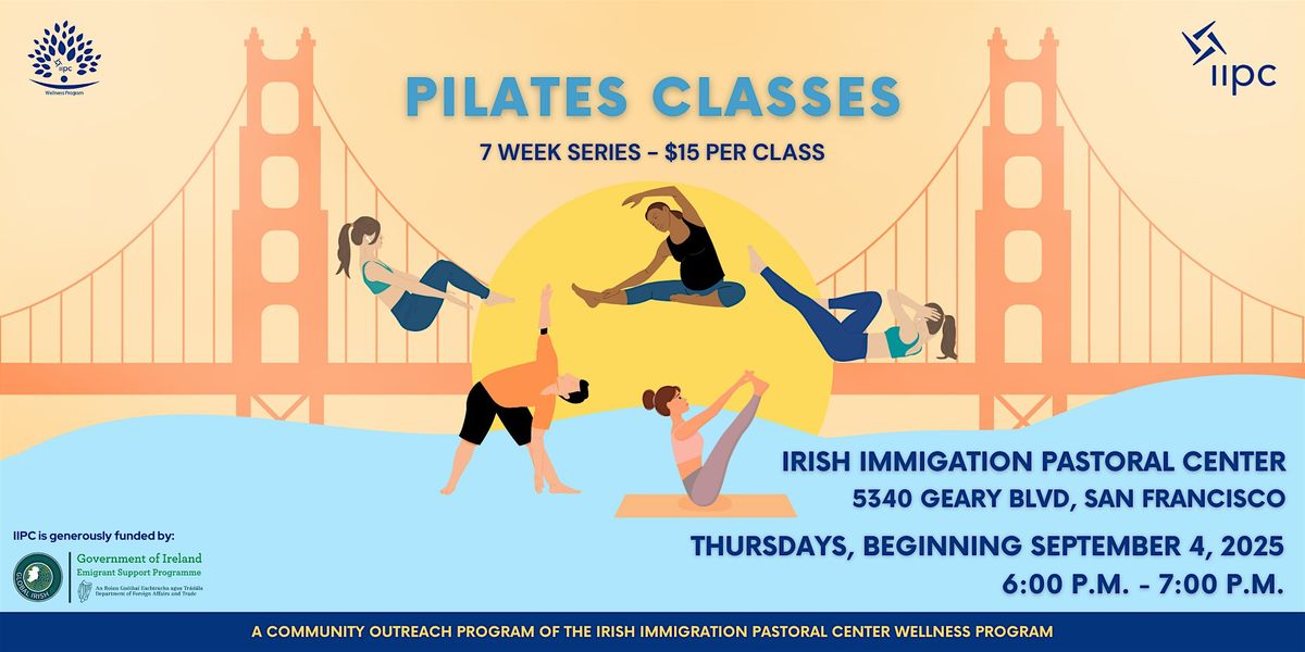 Pilates Classes - A 7-week series beginning Thursday, September 4, 2025!