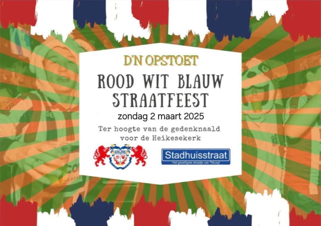 Rood Wit Blauw Straatfeest