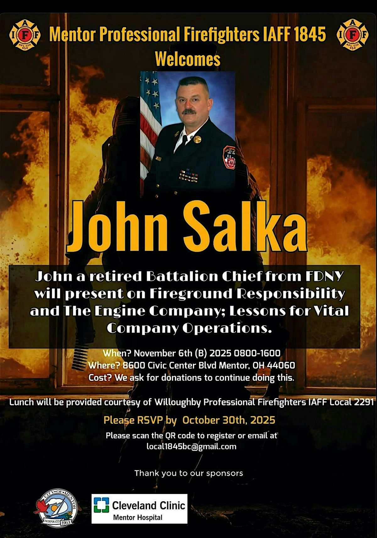 Retired FDNY Battalion Chief John Salka
