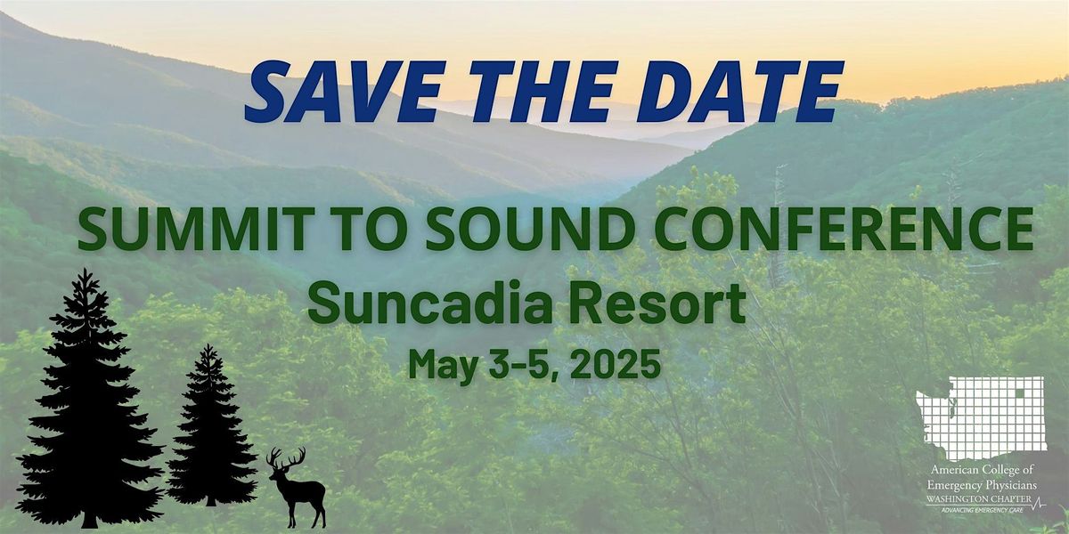 WA\/ACEP Summit to Sound Annual Conference 2025 | Sponsorships and Exhibits