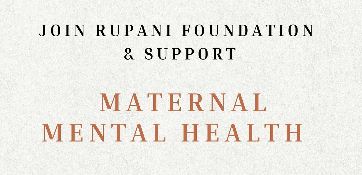 Support Maternal Mental Health