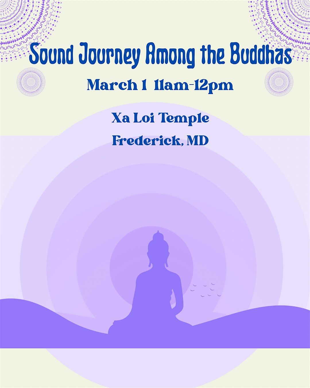 Sound Journey Among The Buddhas