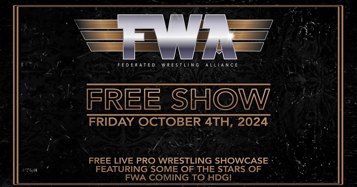 Federated Wrestling Alliance - FREE PRO WRESTLING SHOWCASE