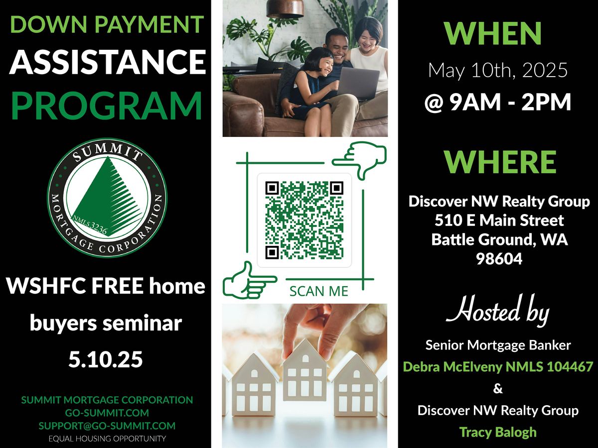 FREE Homebuyers Education Class Sponsored by WSHFC