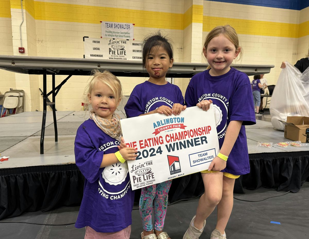 2025  Arlington County Fair Pie Eating Championship