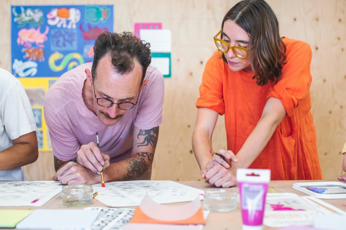 Print your own Wrapping Paper at Stockport Ceramics Fair