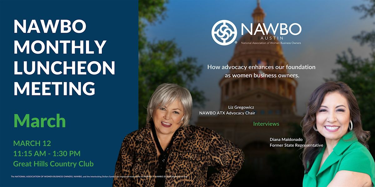 NAWBO Austin Monthly Luncheon Meeting - March