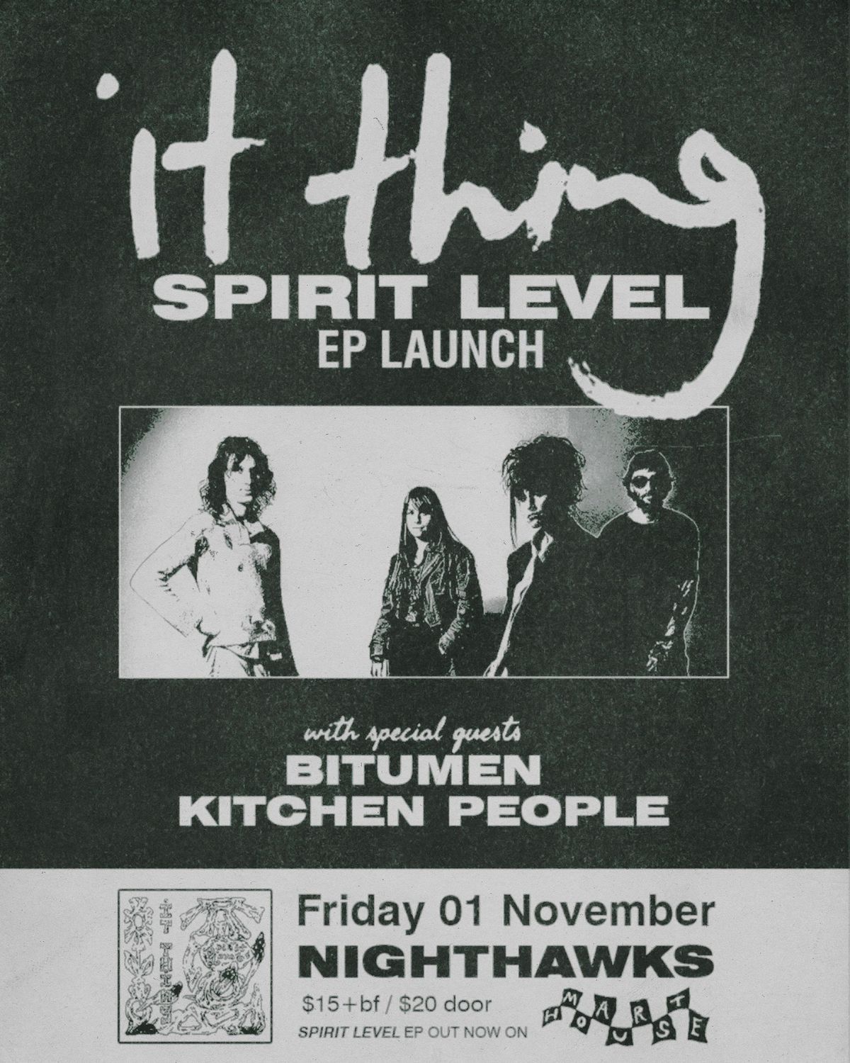 Spirit Level EP launch with Bitumen & Kitchen People