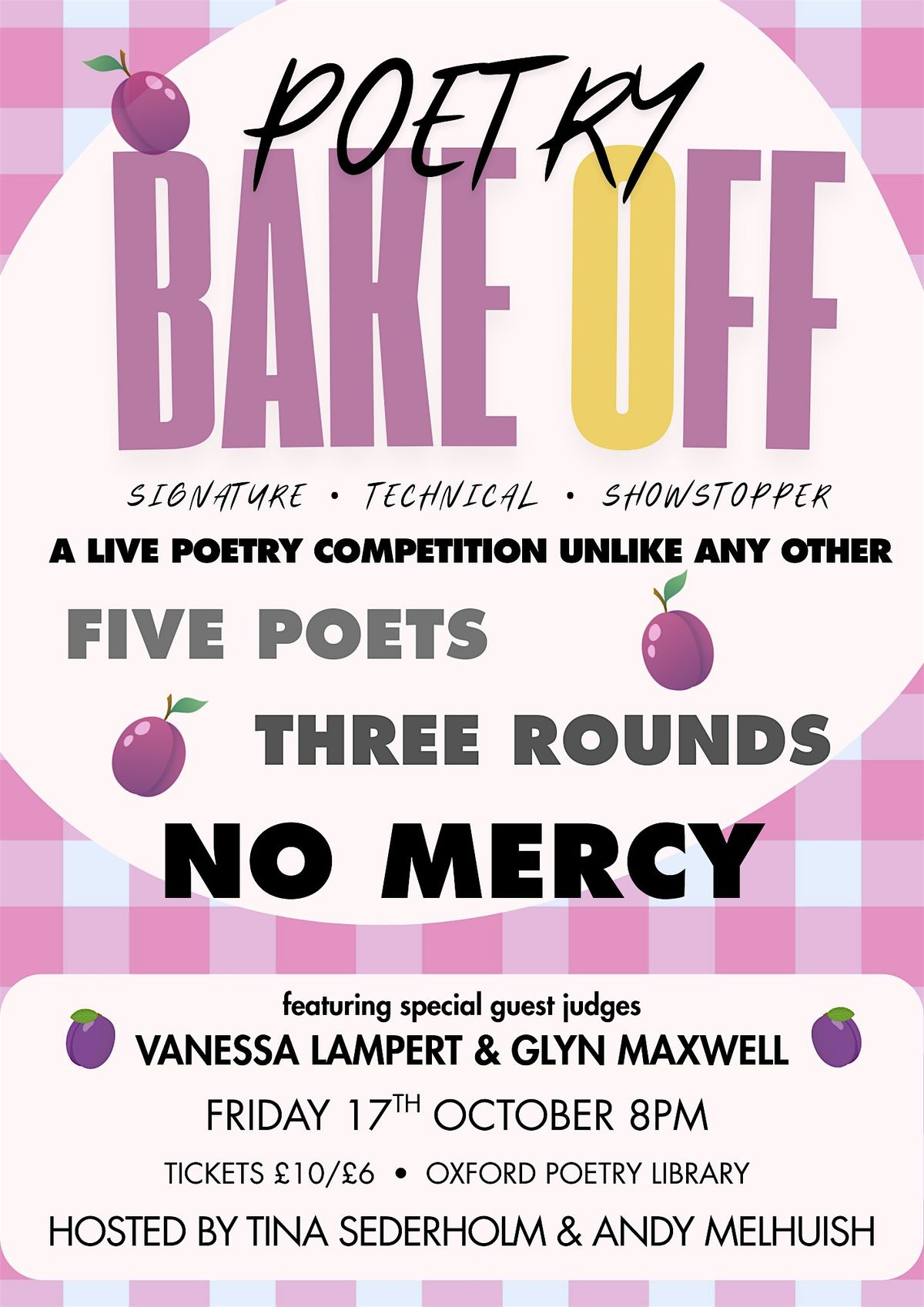 Poetry Bake Off