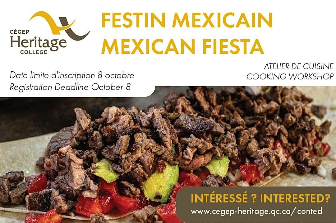Atelier de cuisine - Festin mexicain | Mexican Fiesta Cooking Workshop