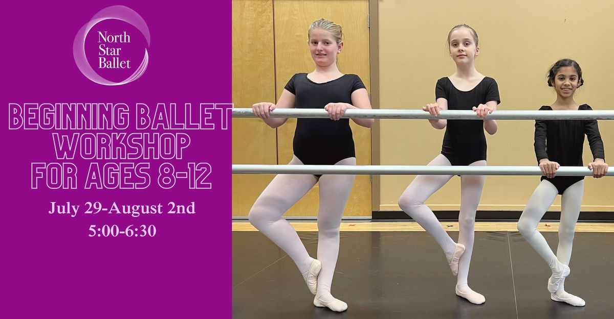 Beginning Ballet Workshop for Ages 8-12