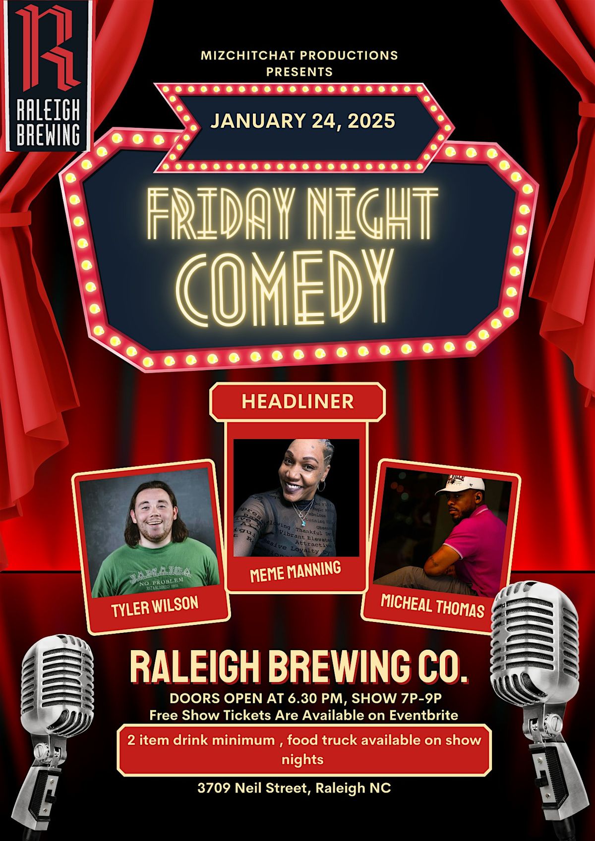 Friday night Comedy at RBC