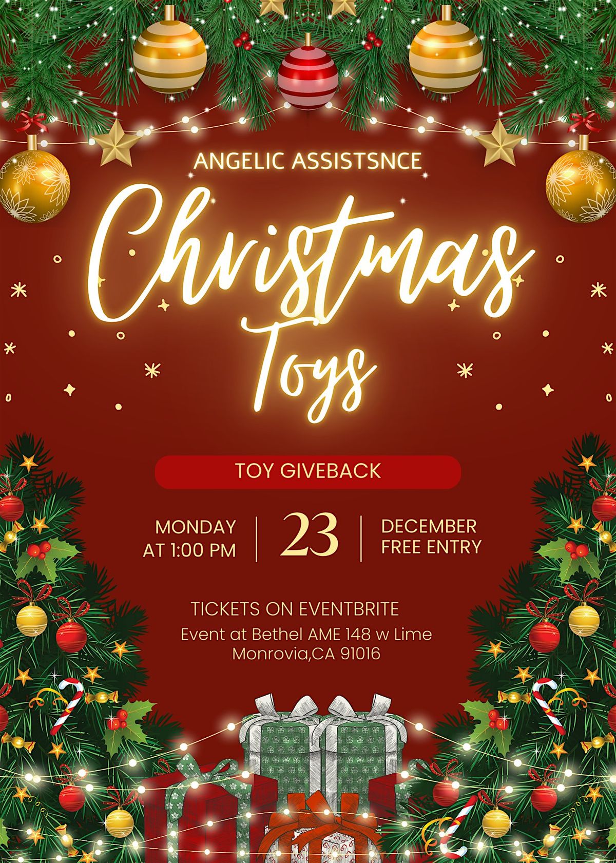 Annual Angelic Assistance Toygiveback