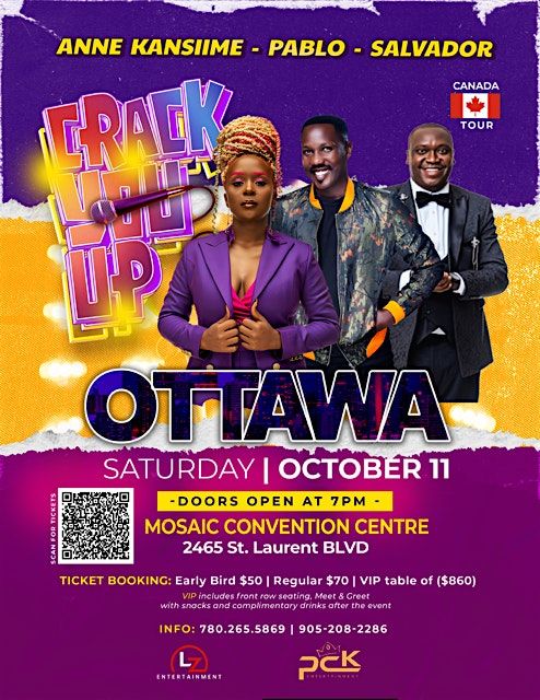 Kansiime x Pablo x Salvador Live in Ottawa