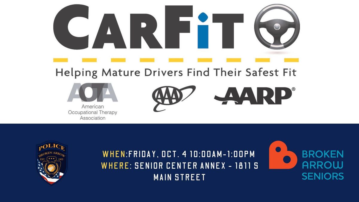 Carfit - free safety inspection for seniors