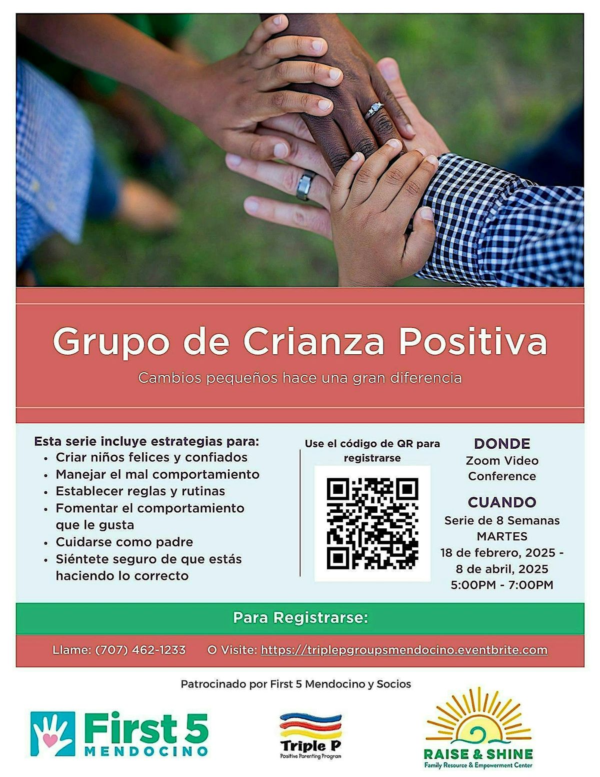 Grupo de Crianza Positiva  [18 de feb- 8 de abril, 2024]