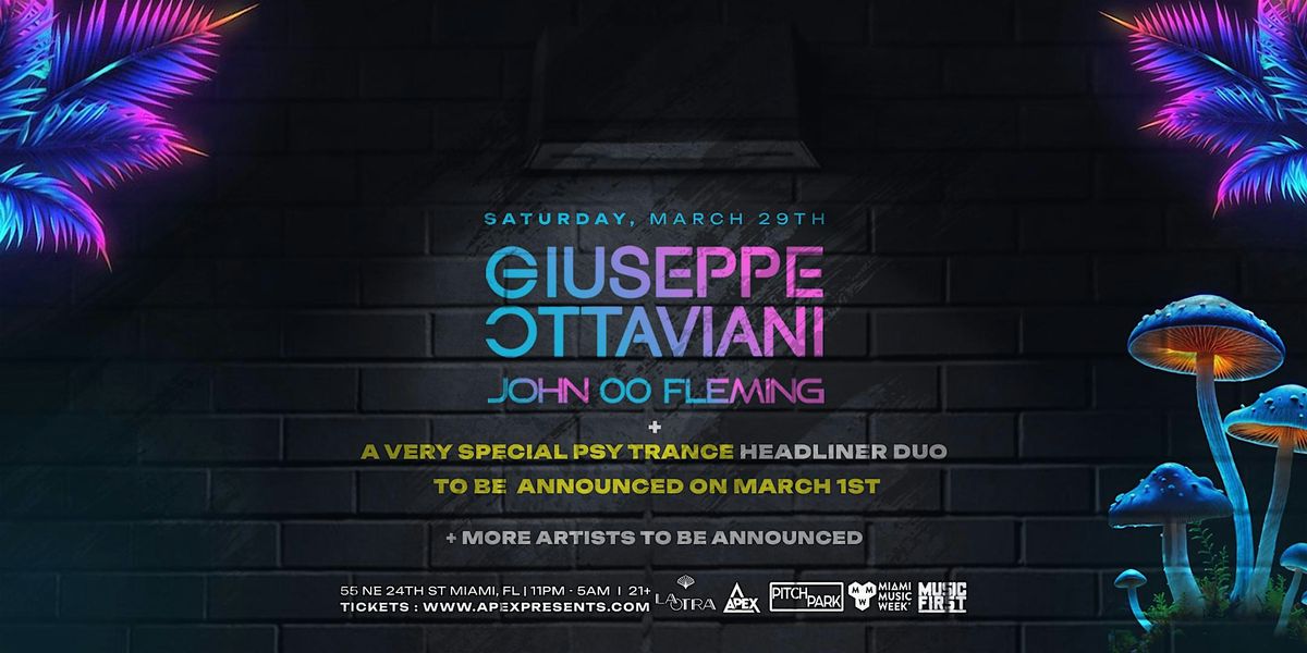 Giuseppe Ottaviani  + John 00 Fleming + Special Guest TBA