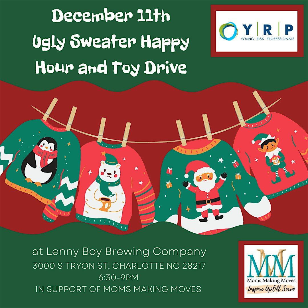 YRP Ugly Sweater Happy Hour and Toy Drive