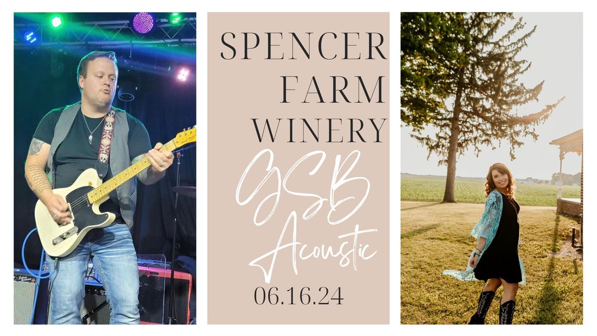 Grace Scott Band Acoustic @ Spencer Farm Winery 
