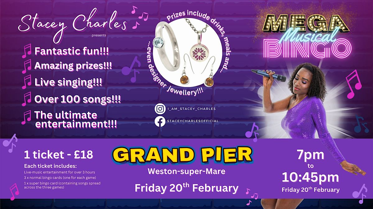 \u2b50MEGA\u2b50 Musical Bingo at the Grand Pier (Weston-super-Mare, Somerset)
