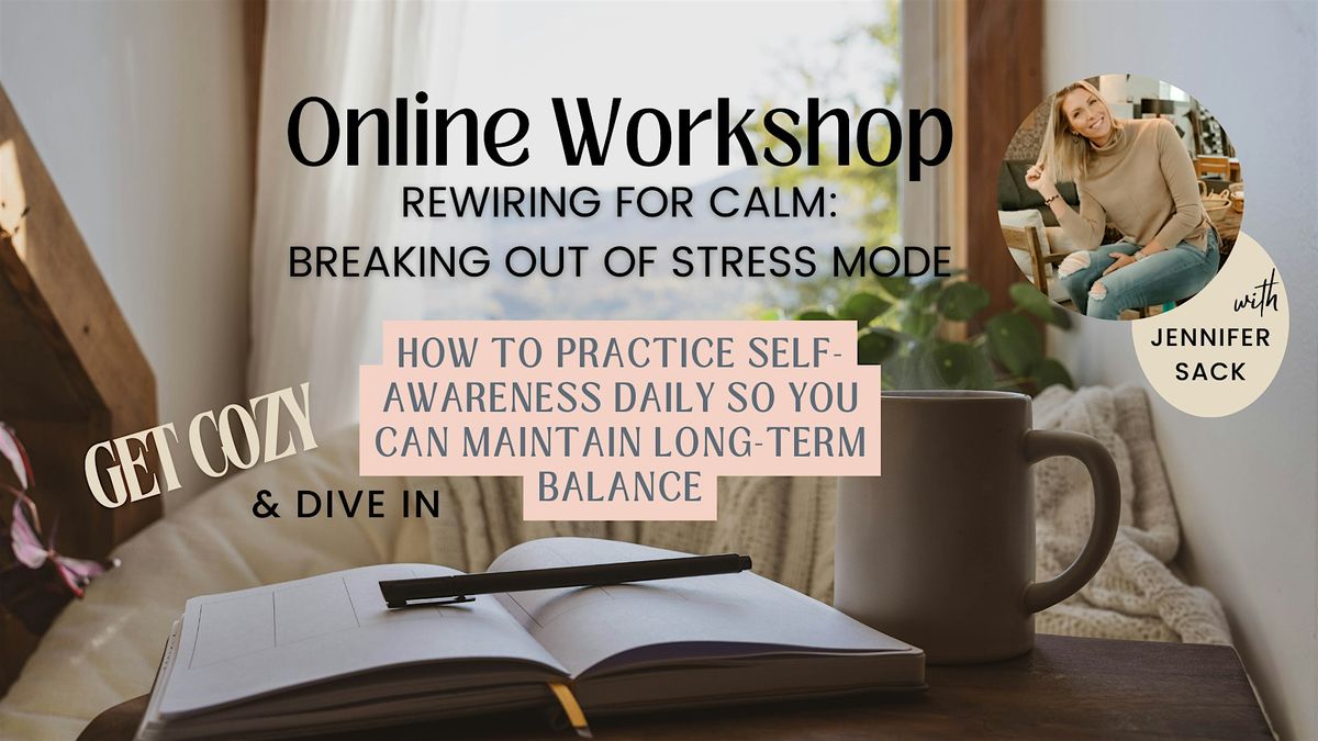 Virtual Wkshp & Meditation for Overcoming Chronic Tension - BOULDER