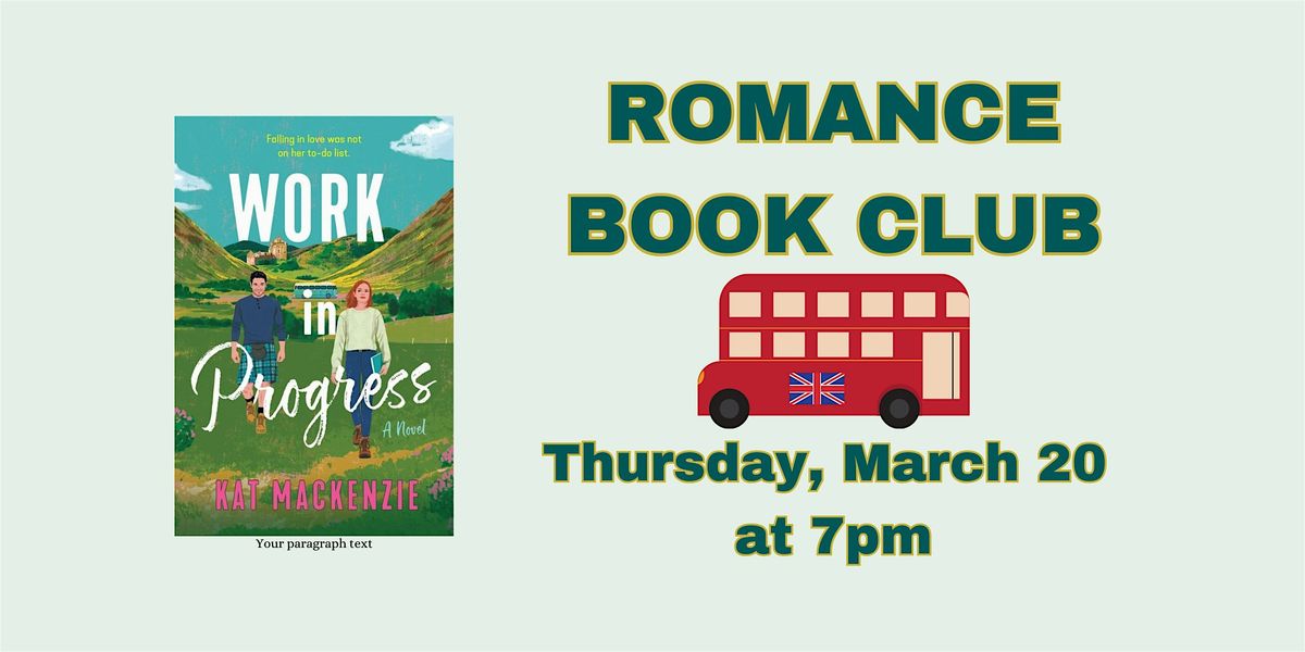 Romance Book Club - Work in Progress