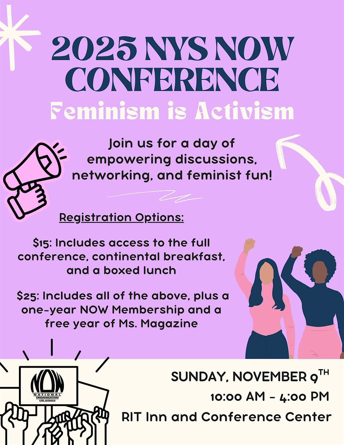 NYS NOW Conference 2025 - Feminism is Activism