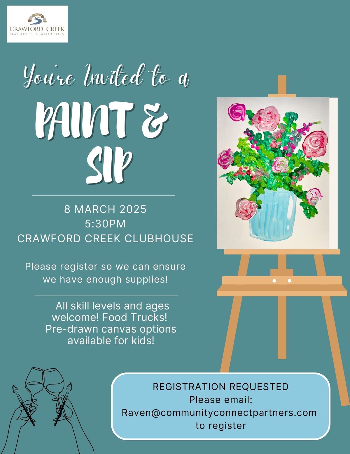 Paint & Sip *Residents Only*