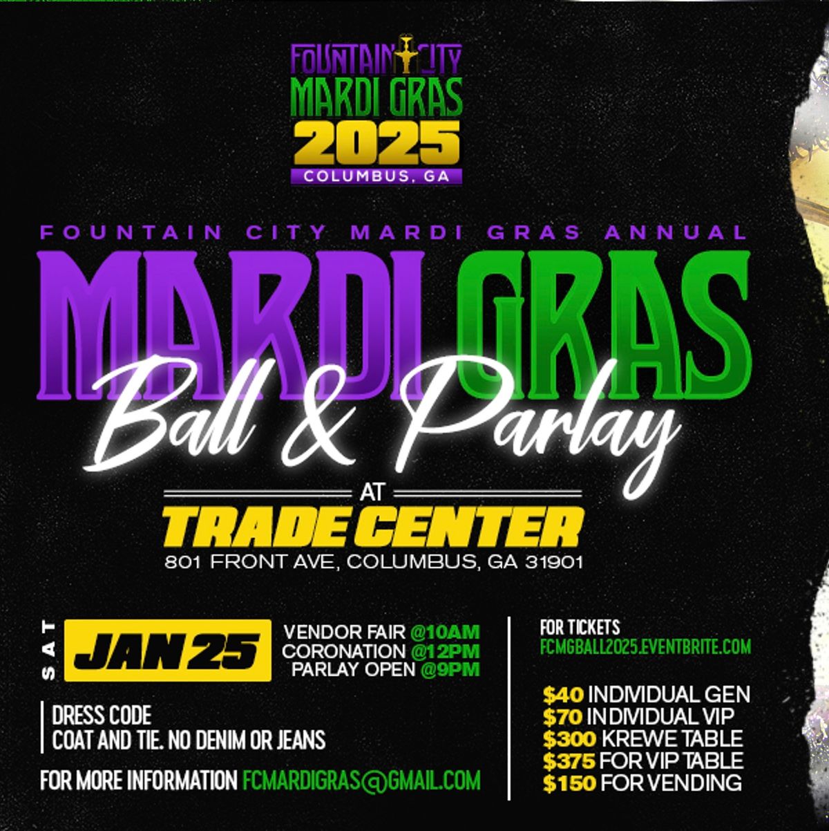 Mardi Gras Ball & Parlay 2025