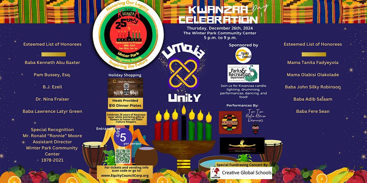 25th Anniversary of Central Florida's Kwanzaa Celebrations