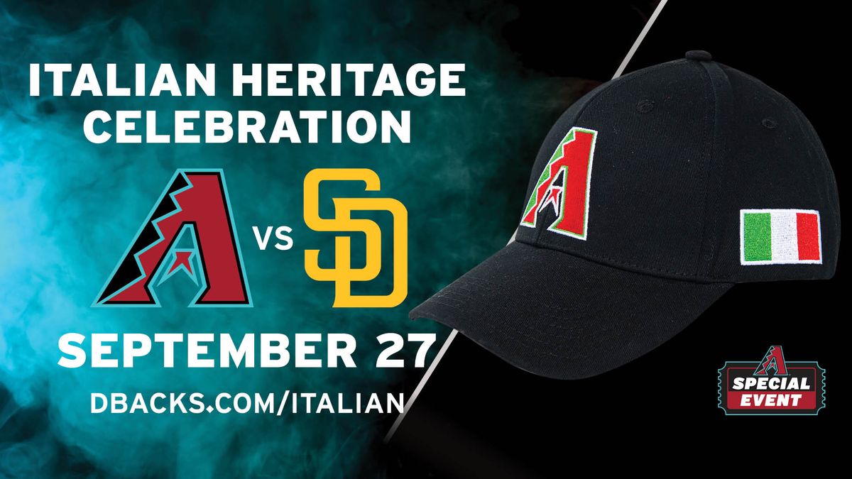 Italian Heritage Celebration - Arizona Diamondbacks