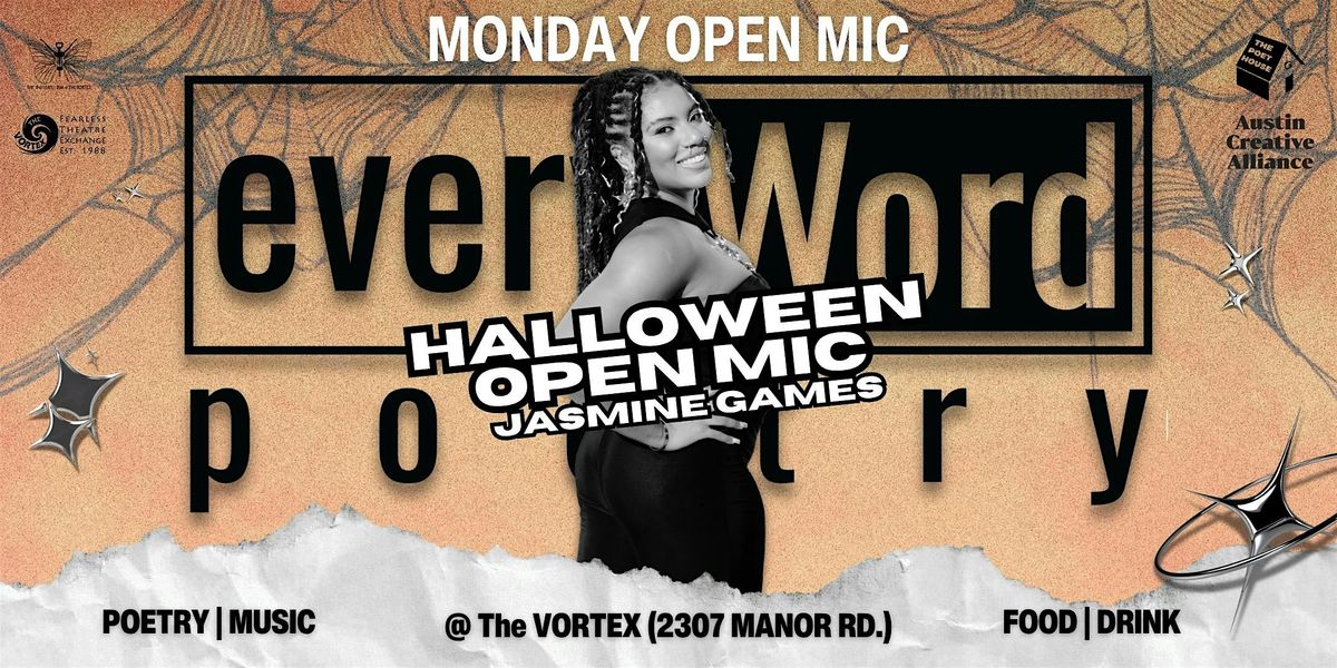 every.Word Poetry's Halloween Open Mic | Hosted by Jasmine Games