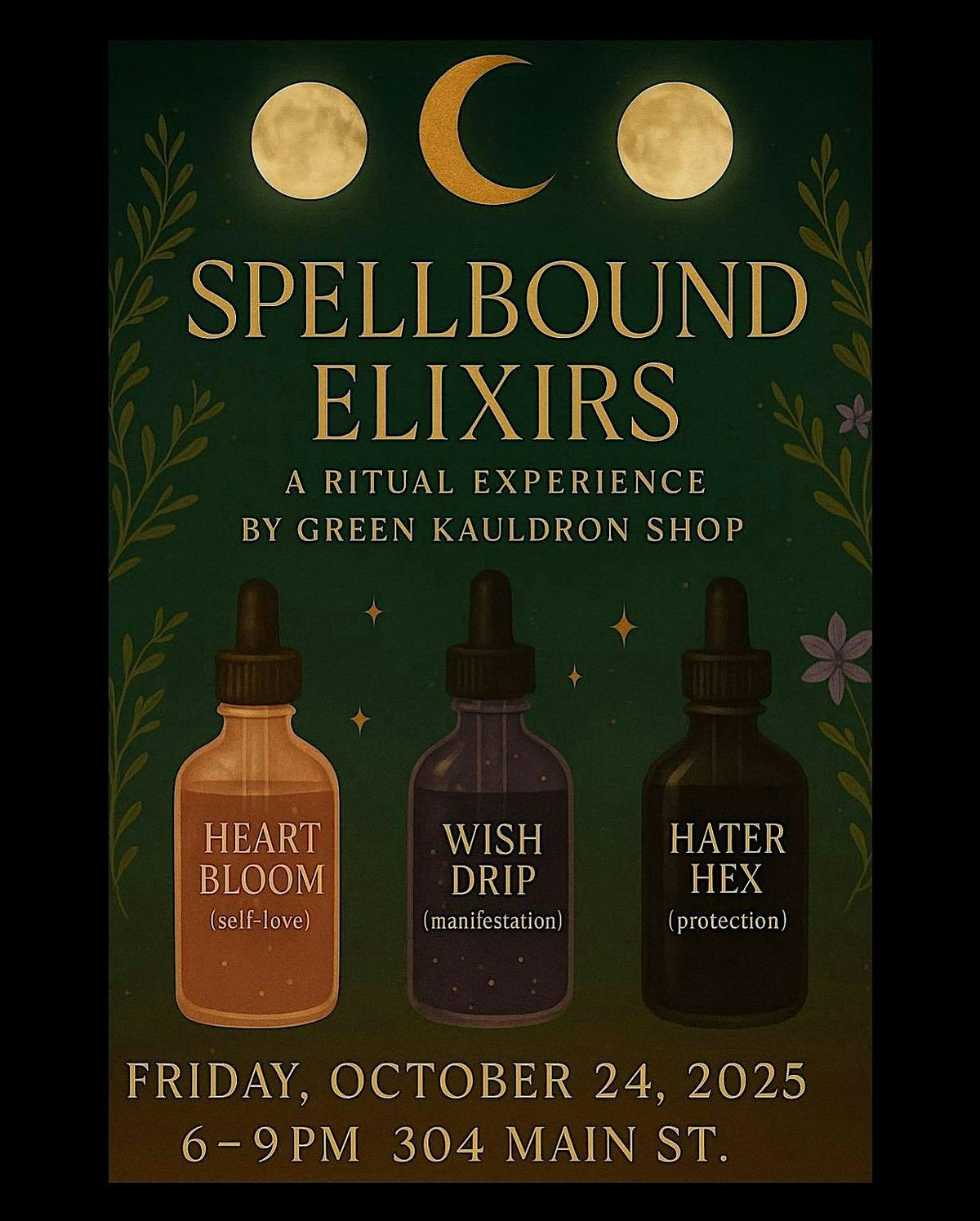\u2728 Spellbound Elixirs | A Ritual Experience by Green Kauldron Shop \u2728