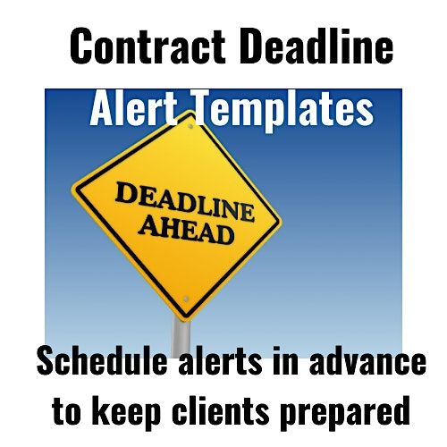 Mastering Contract Deadline Alerts: Streamlining Client Communication