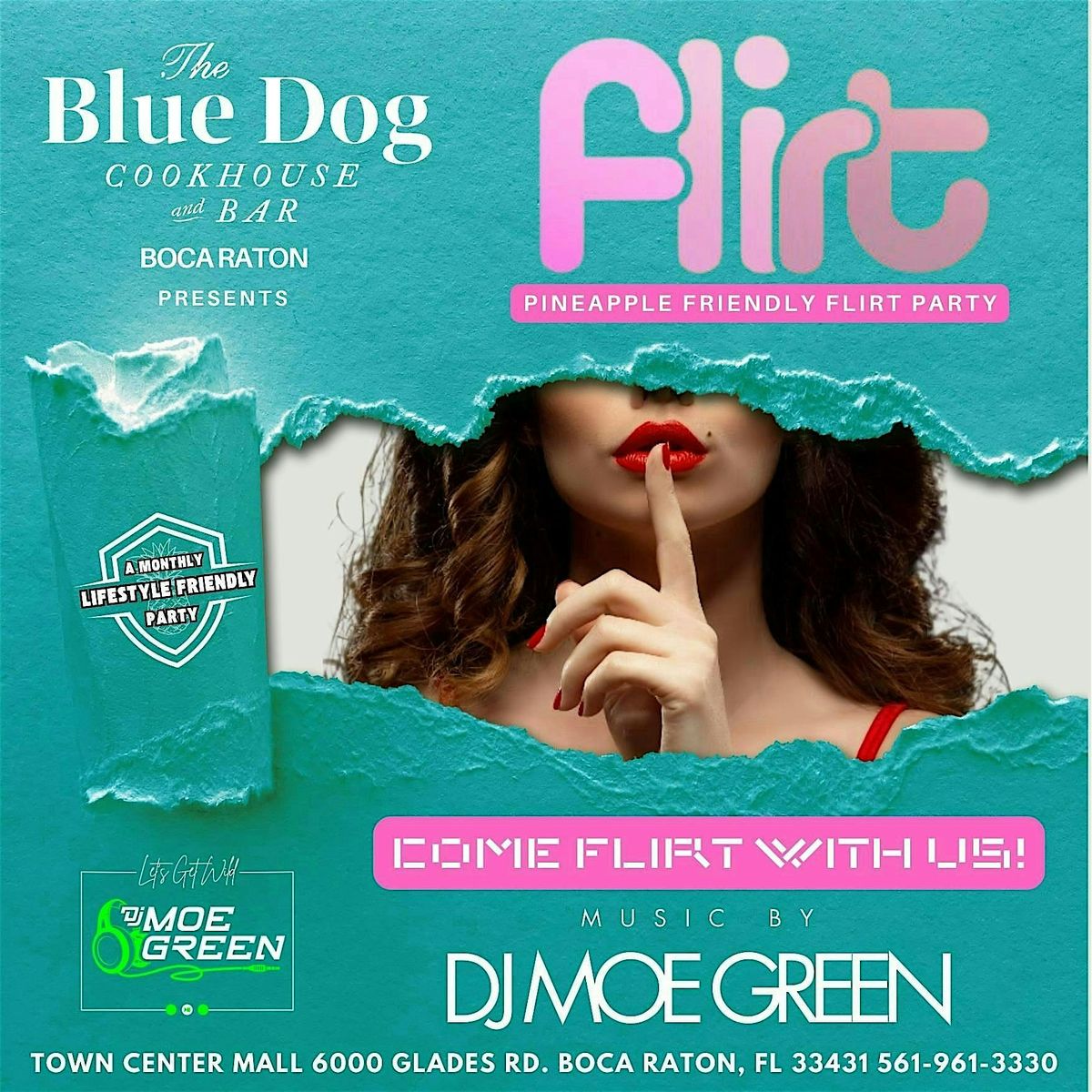 Flirt @ The Blue Dog Cookhouse - Boca