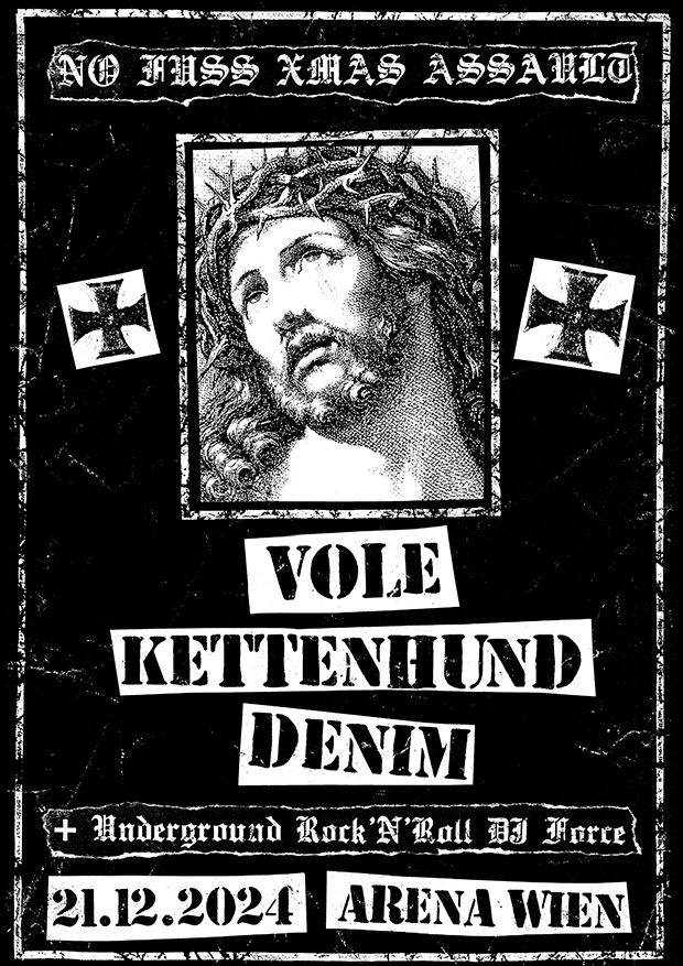 NO FUSS XMAS ASSAULT 2024: VOLE (cz) | KETTENHUND | DENIM