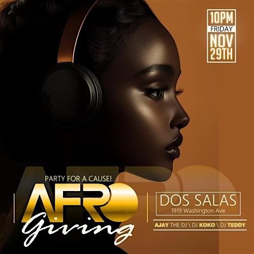 AFROGIVING: Party For a cause