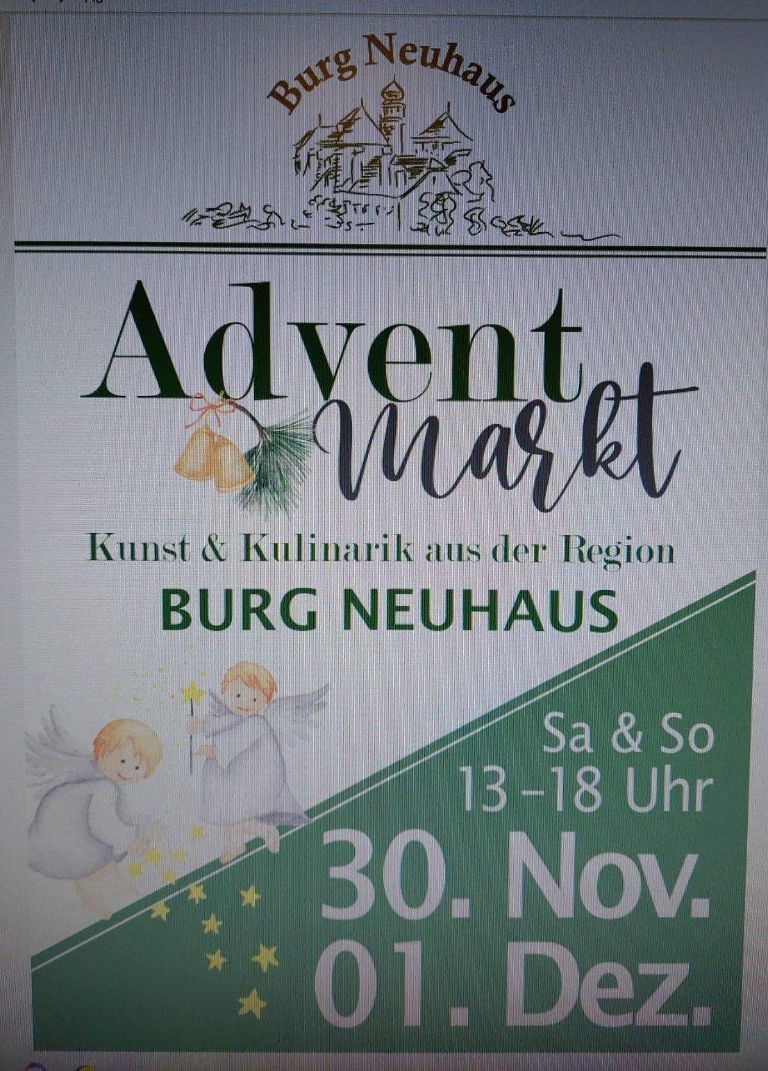 Adventmarkt - Kunst und Kulinarik aus der Region