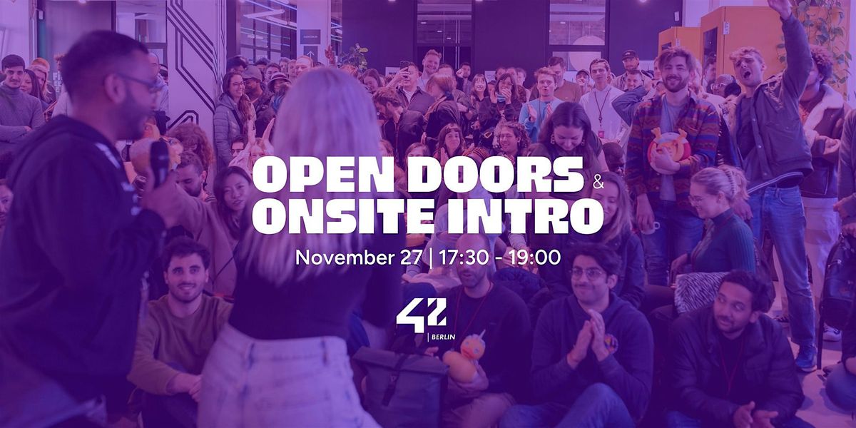 Open Doors & Introduction at 42 Berlin