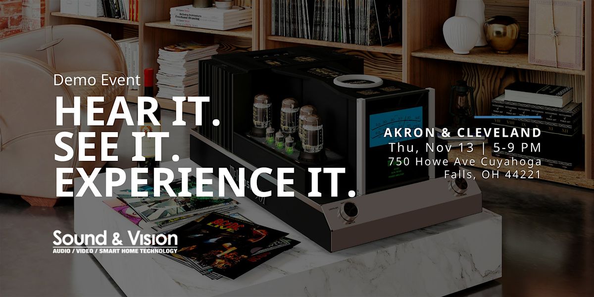 Sound & Vision: An Evening of AV Excellence