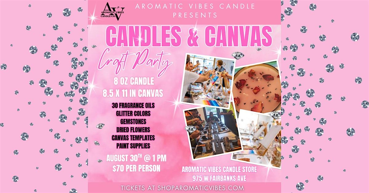 Candles & Canvas Craft Party