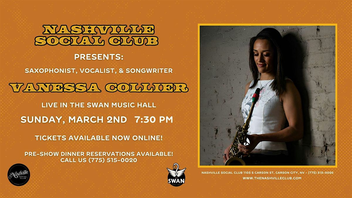 Sax and Soul: Vanessa Collier Live!