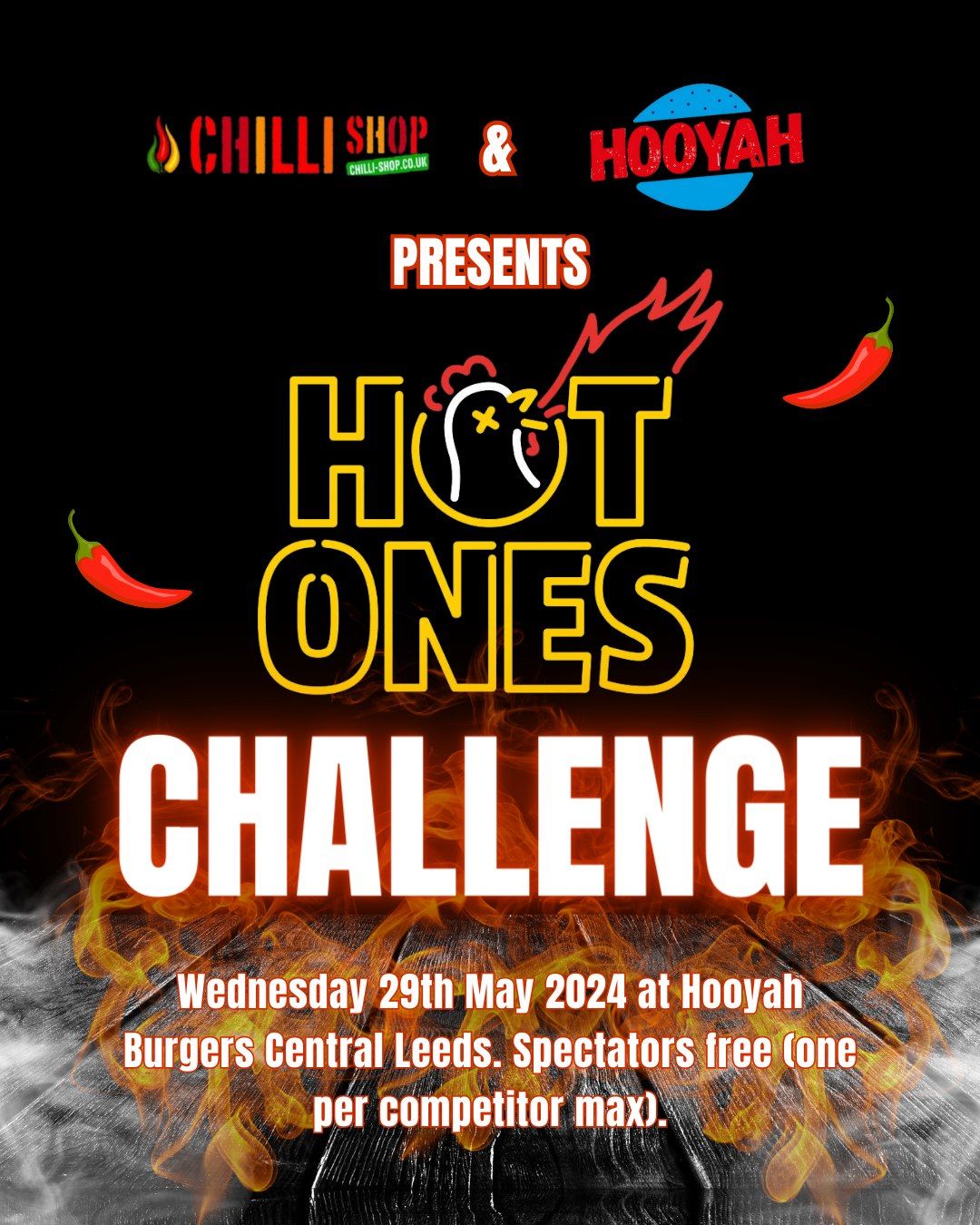 HOT ONES CHALLENGE - MAY 29th!